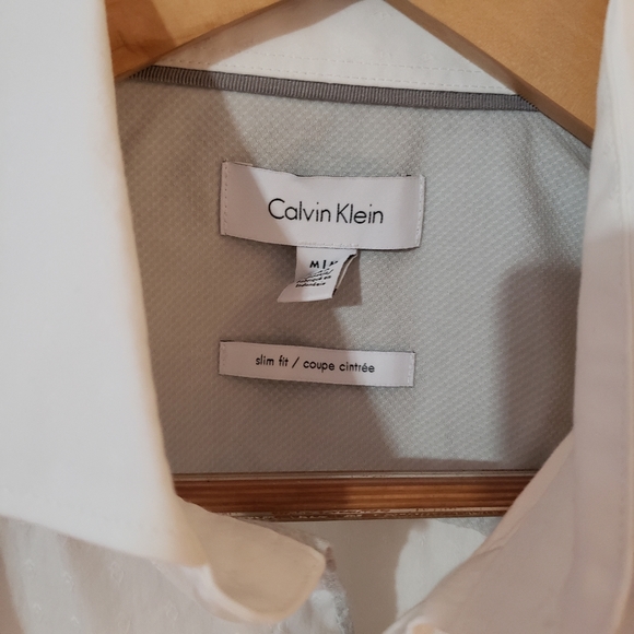 Mens Calvin Klein Button Down Dress Shirt - Picture 5 of 5